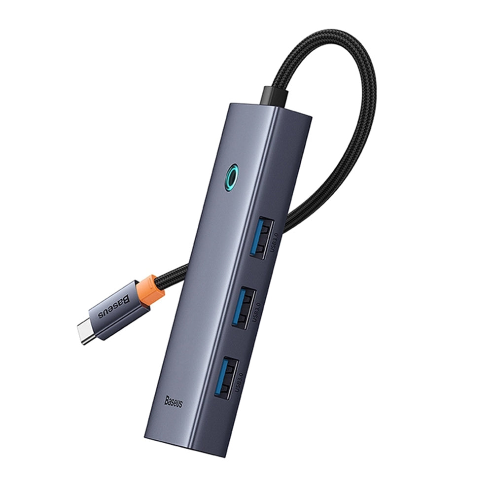 Baseus - Docking Station Lite Series (B0005280A813-03) - Type-C to 4x USB3.0, 5Gbps, Touch Control, Plug-and-Play - Spac