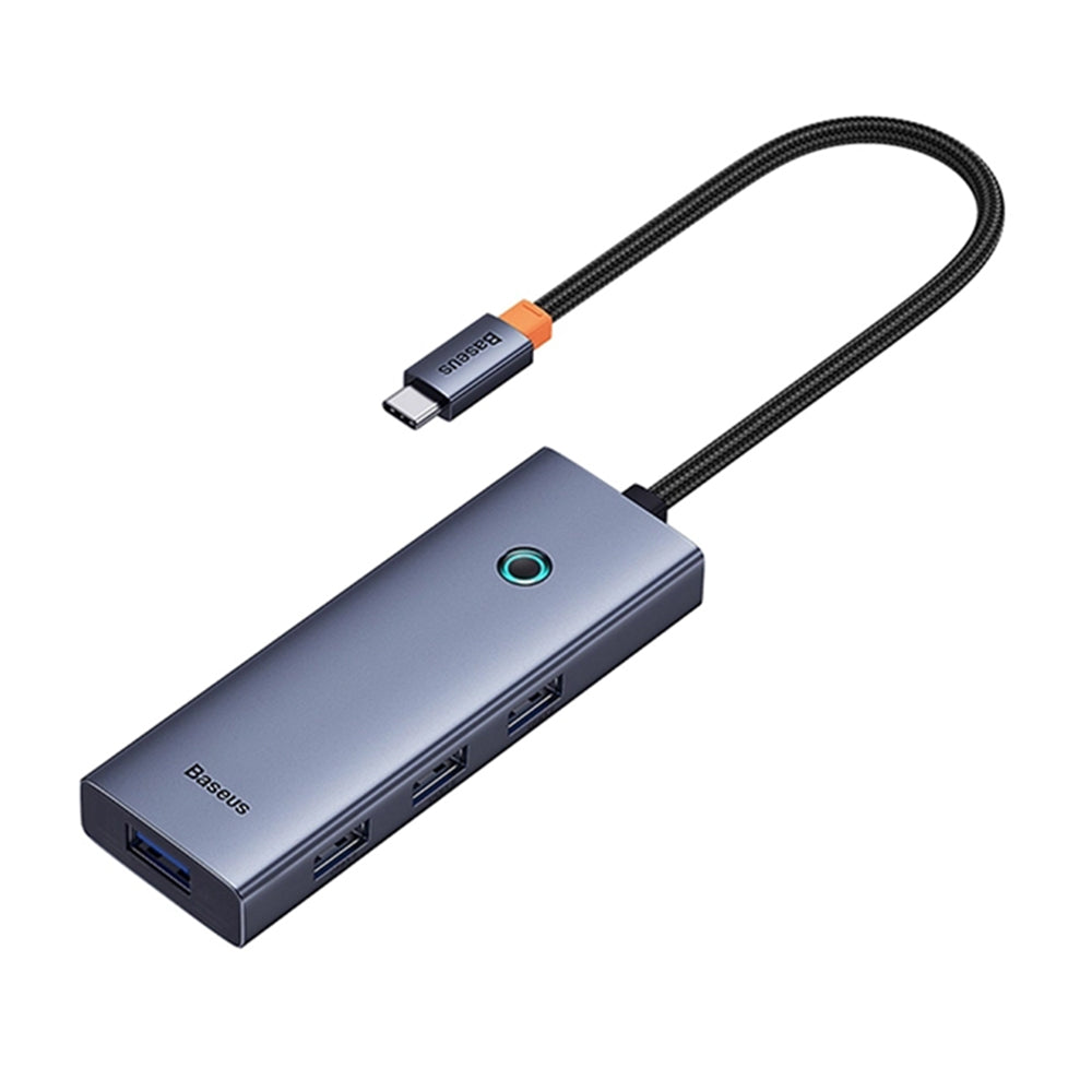 Baseus - Docking Station Lite Series (B0005280A813-03) - Type-C to 4x USB3.0, 5Gbps, Touch Control, Plug-and-Play - Spac