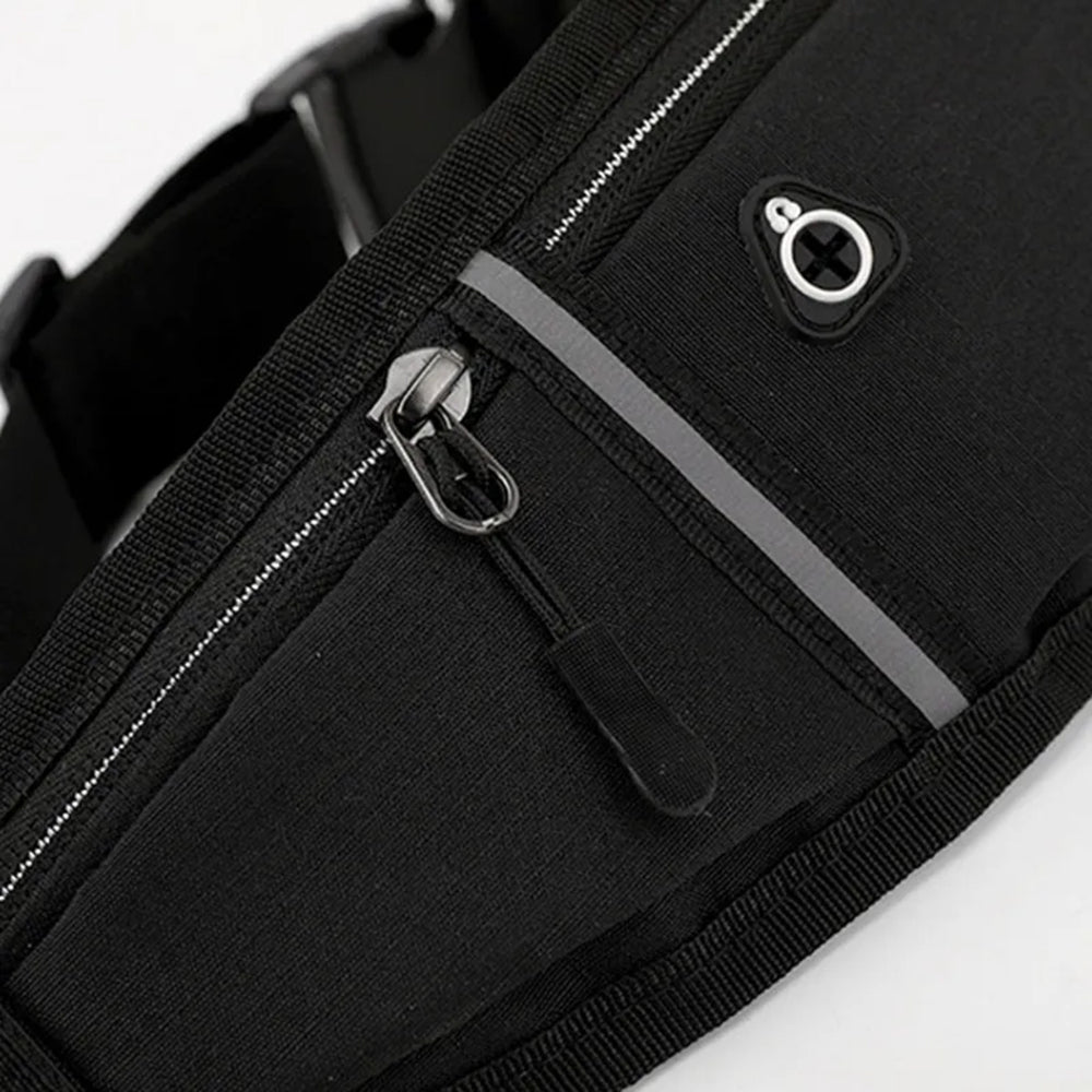 Techsuit - Waist Bag (CWB3) - with Belt for Recreational Activity, Fitness - Green