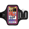 Techsuit - Sports Armband (TH20) - with Velcro, for Phones, max 6.8" - Pink