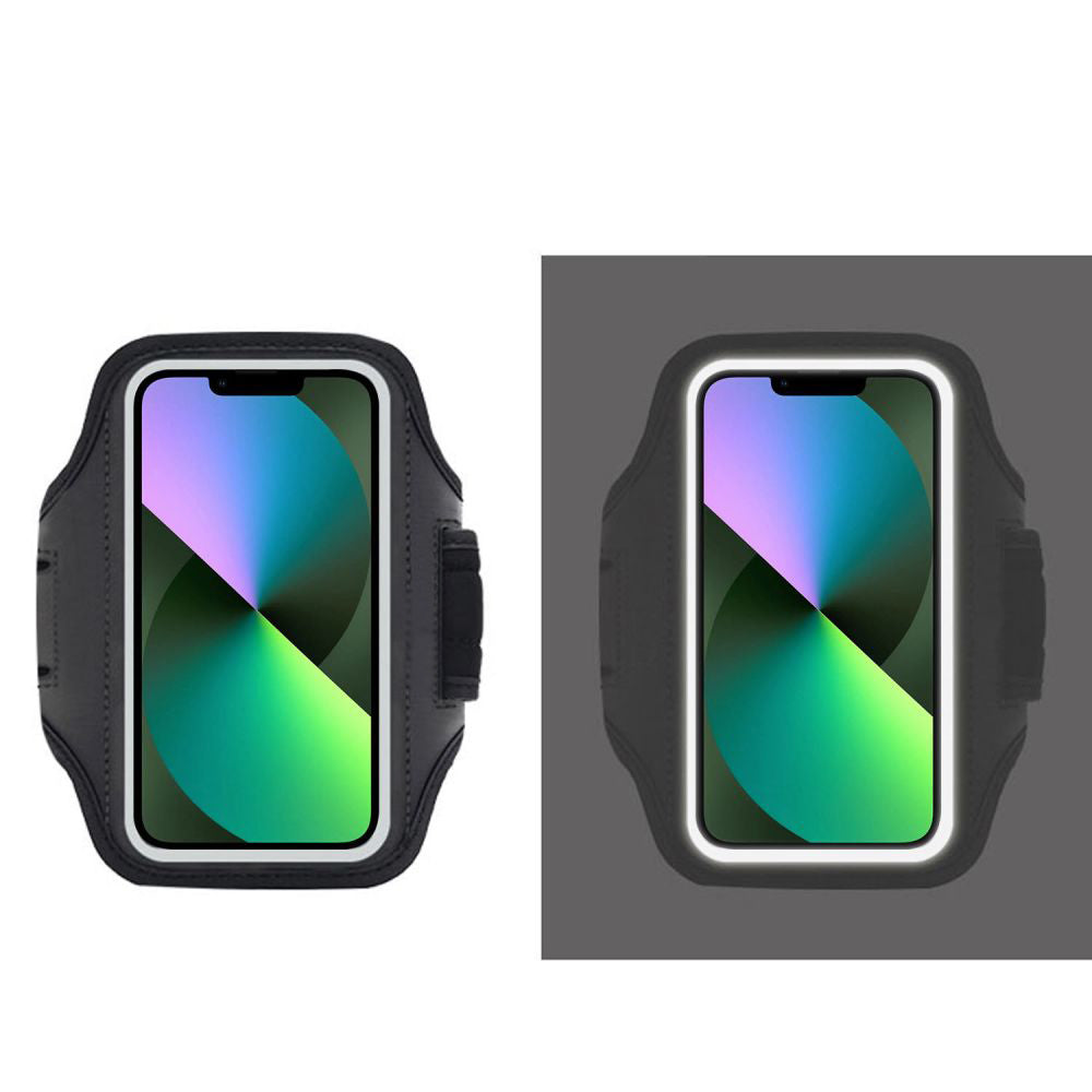 Techsuit - Sports Armband (TH20) - with Velcro, for Phones, max 6.8" - Black