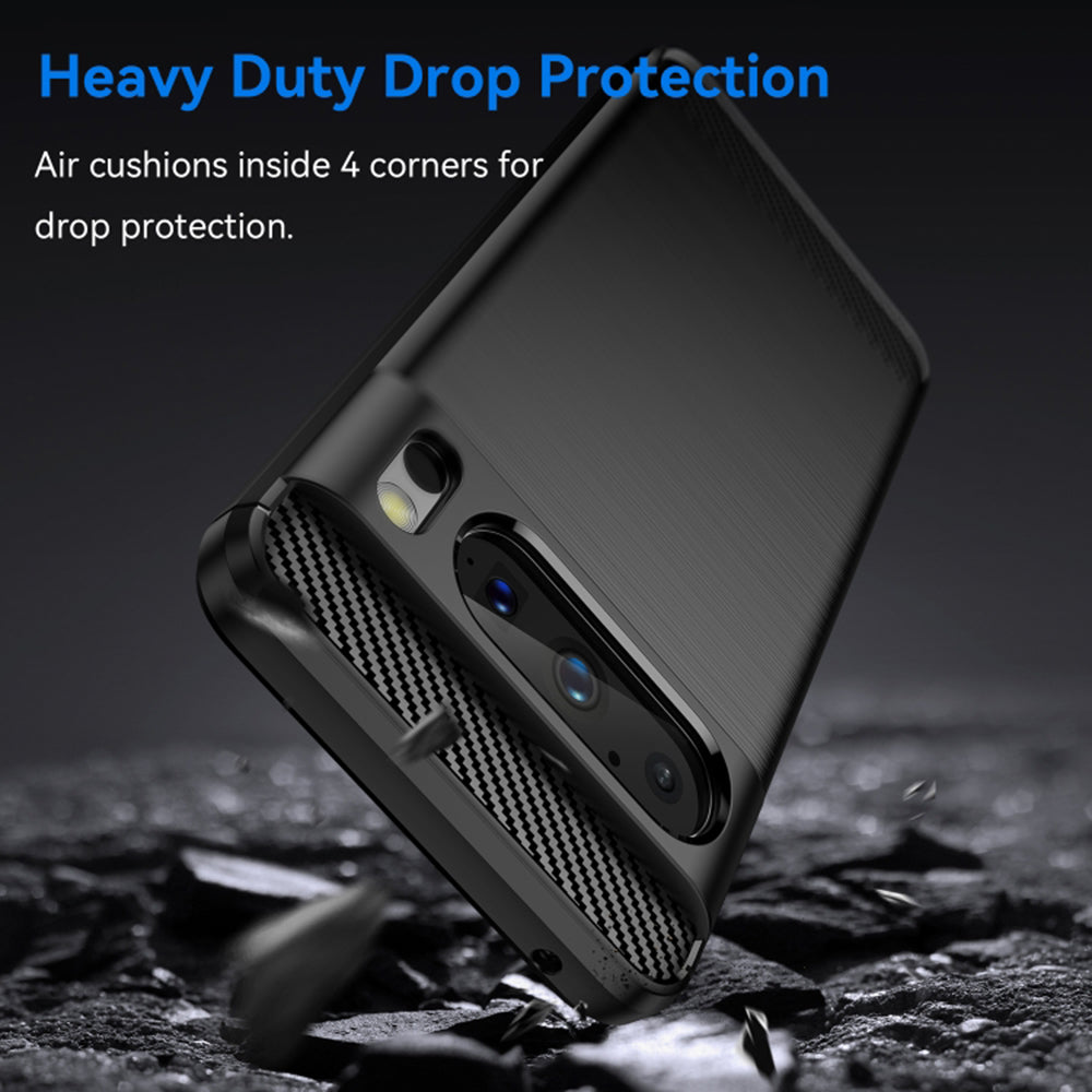 Techsuit - Carbon Silicone - Google Pixel 8 Pro - Black