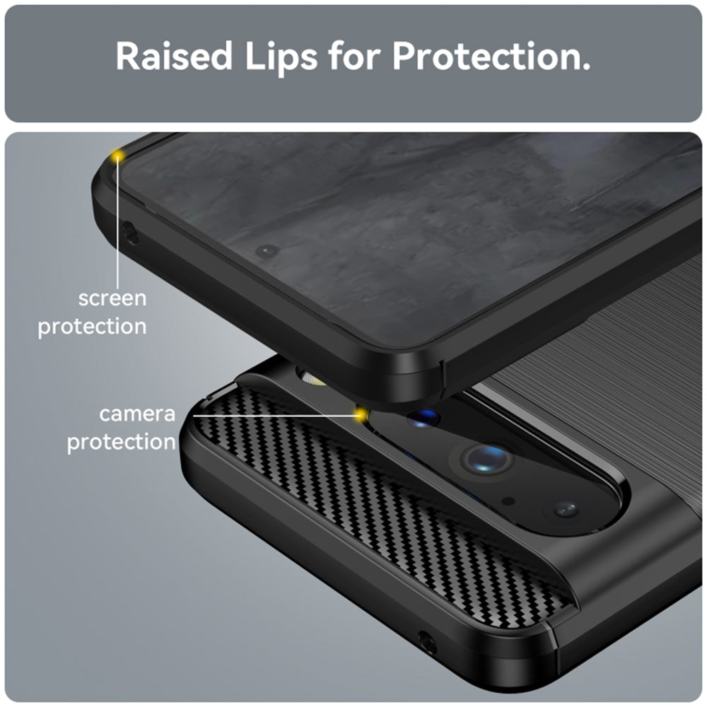 Techsuit - Carbon Silicone - Google Pixel 8 Pro - Black