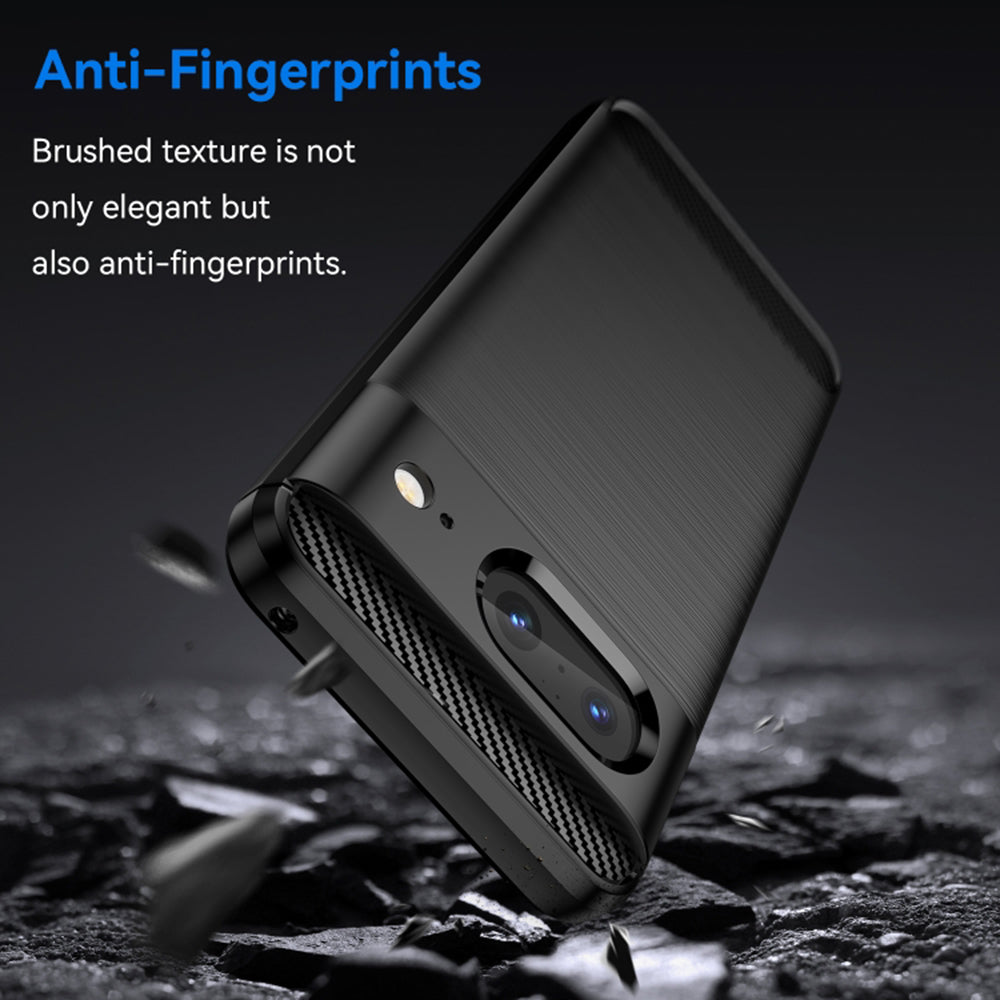 Techsuit - Carbon Silicone - Google Pixel 8 - Black