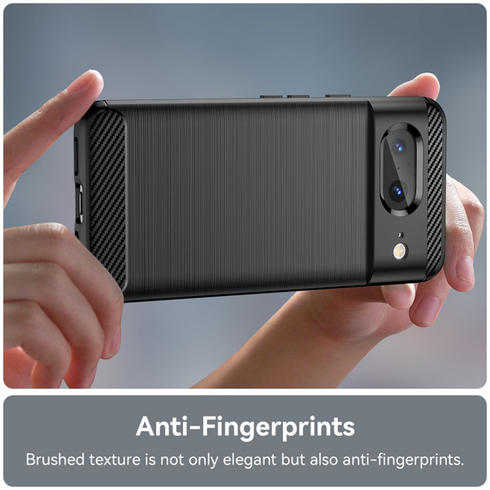Techsuit - Carbon Silicone - Google Pixel 8 - Black