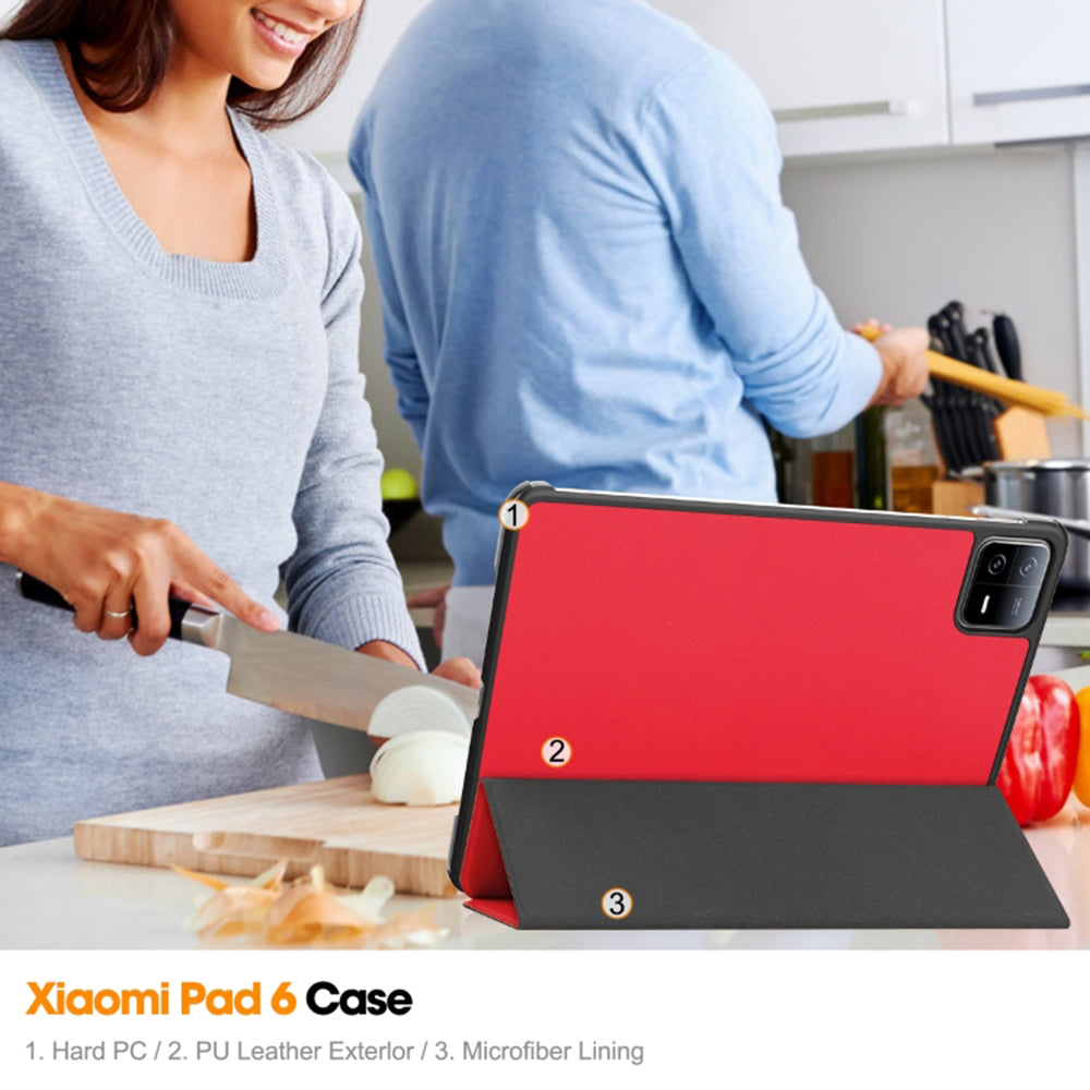 Techsuit - FoldPro - Xiaomi Pad 6 / Pad 6 Pro - Red