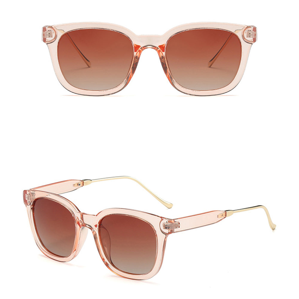Techsuit - Sunglasses Polarised (2050) - for Women with UV Protection, Metal and PC - Brown
