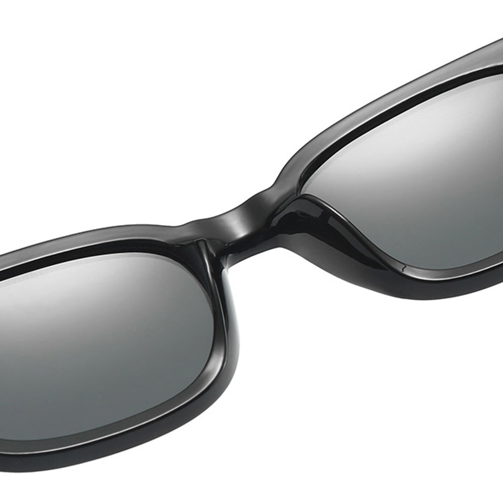 Techsuit - Sunglasses Polarised (2050) - for Women with UV Protection, Metal and PC - Green Leopard