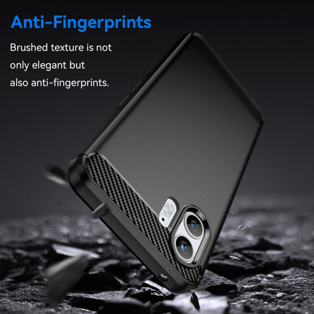 Techsuit - Carbon Silicone - Nothing Phone (2) - Black