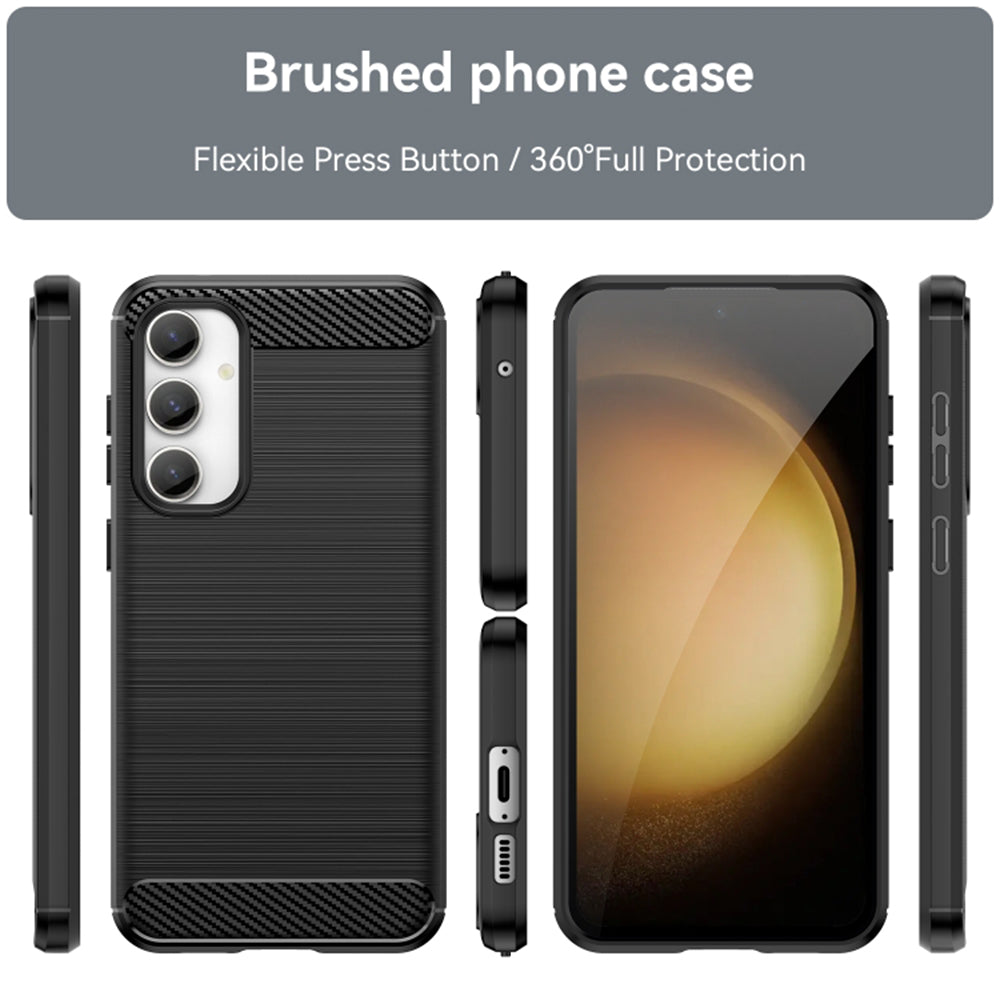 Techsuit - Carbon Silicone - Samsung Galaxy S23 FE - Black