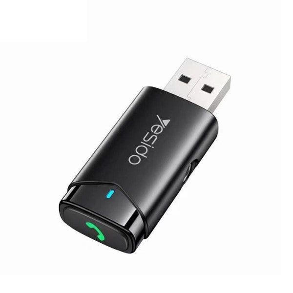 Yesido - Wireless Aux Car Receiver (YAU40) - Handsfree Call, HD Sound Quality - Black