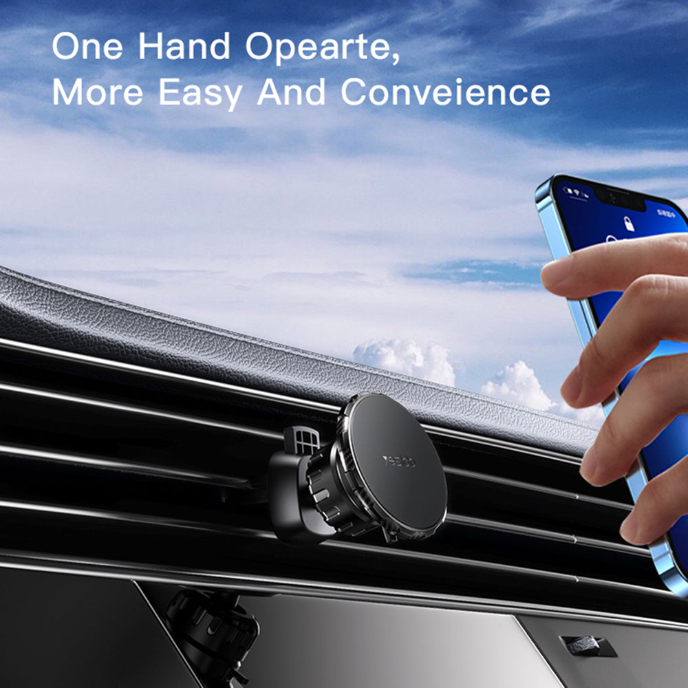 Yesido - Car Holder (C160) - for Dashboard, Air Vent, 360 Degree Multi-Angle Adjustment - Black