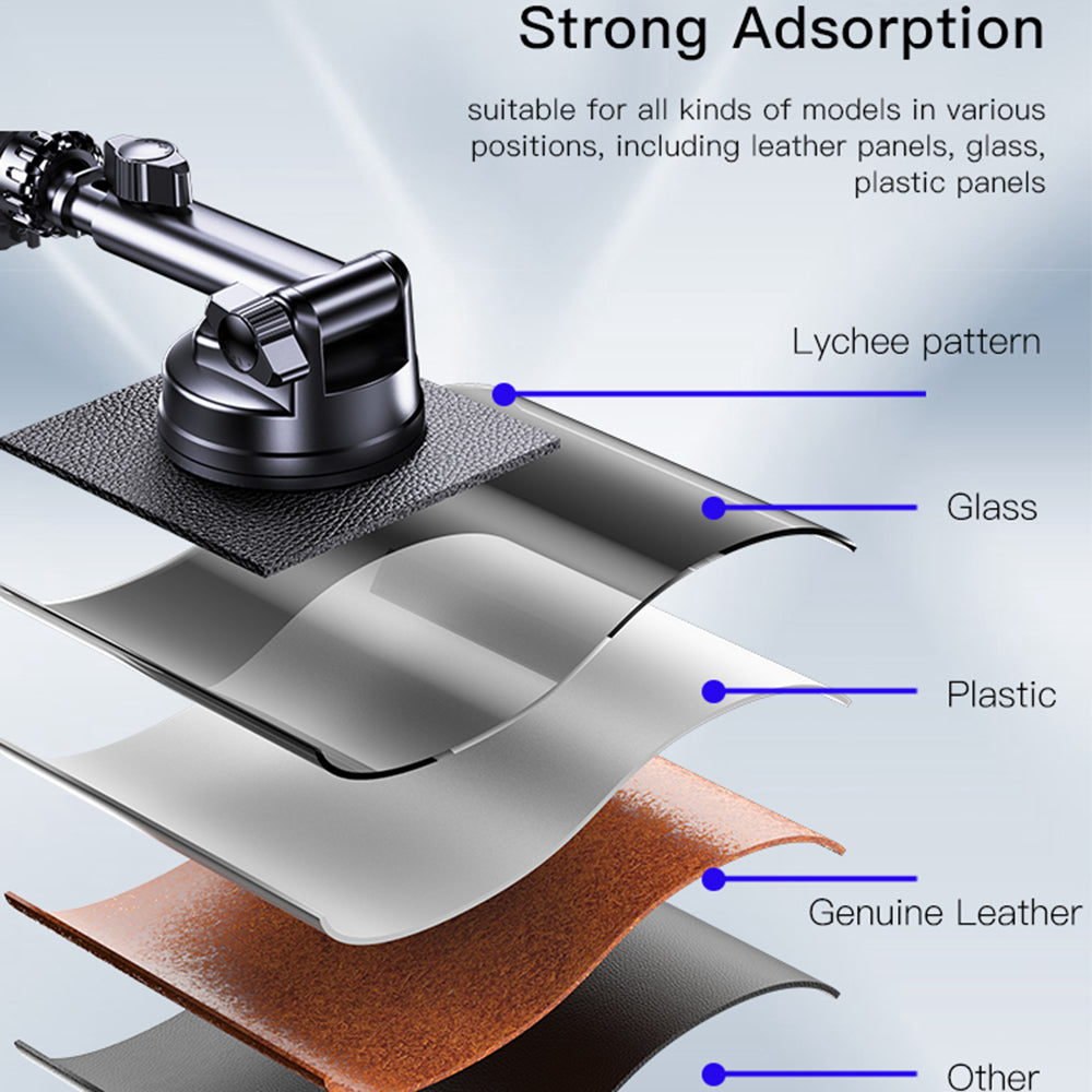Yesido - Car Holder (C160) - for Dashboard, Air Vent, 360 Degree Multi-Angle Adjustment - Black