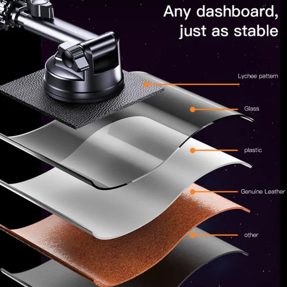 Yesido - Car Holder (C158) - for Windshield, Dashboard, Air Vent - Black