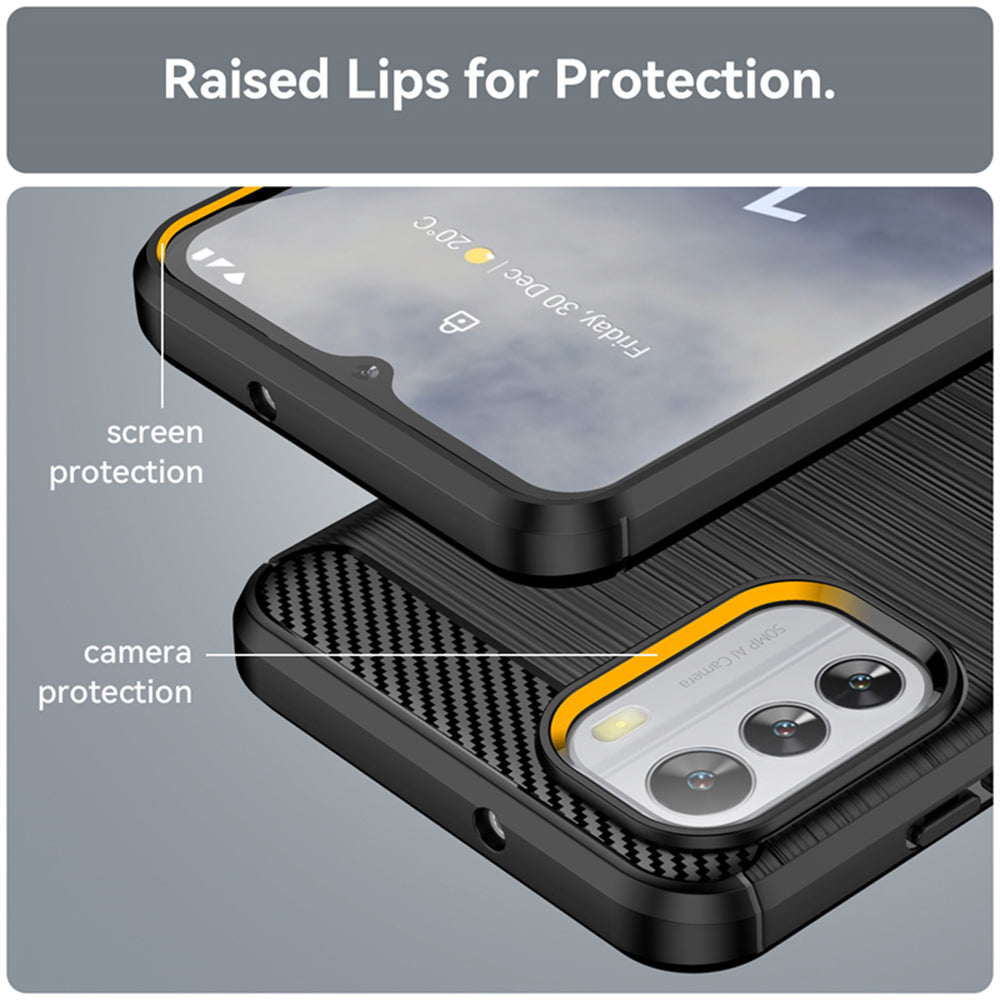 Techsuit - Carbon Silicone - Nokia G42 - Black