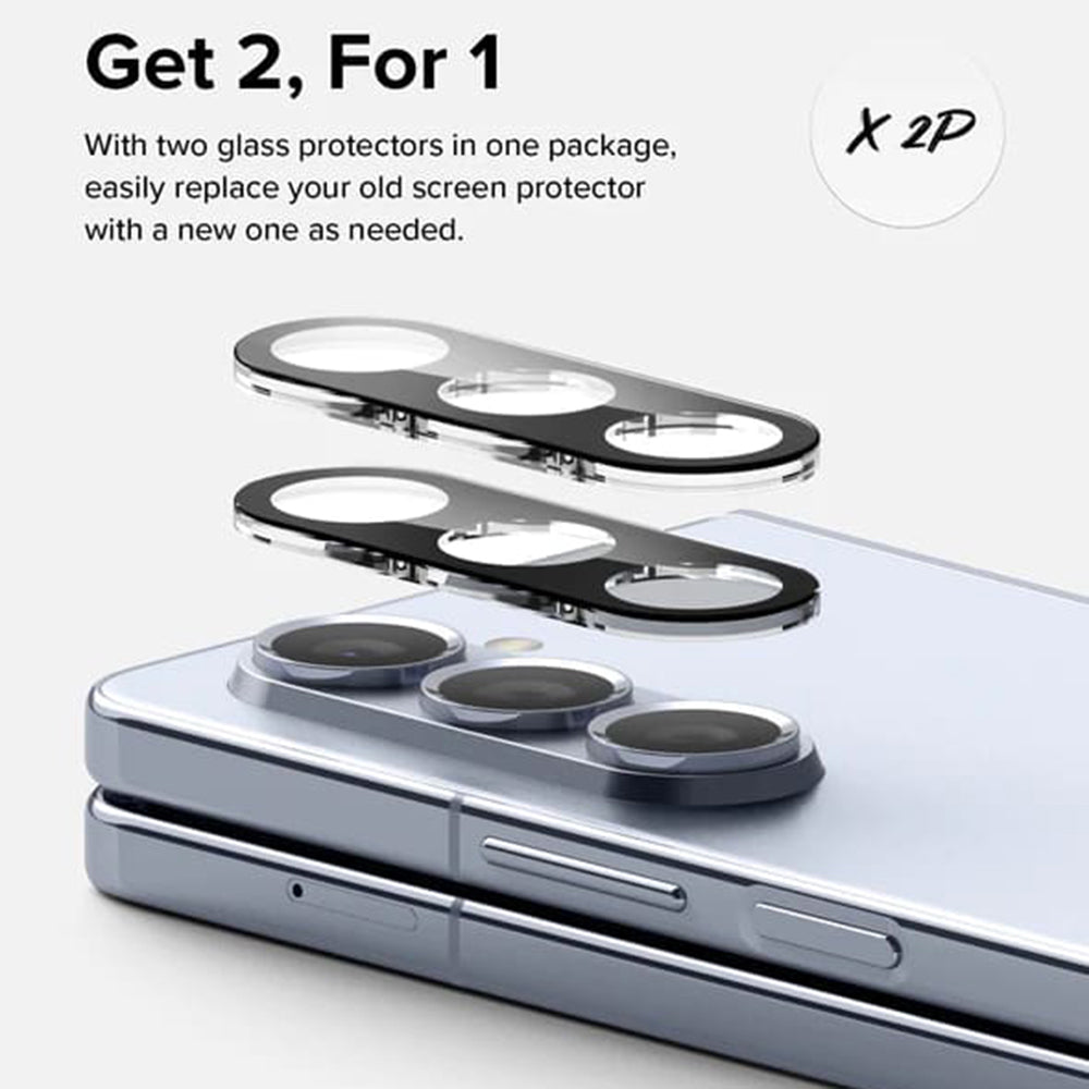 Ringke - Camera Protector Glass (2 pack) - Samsung Galaxy Z Fold5 - Black