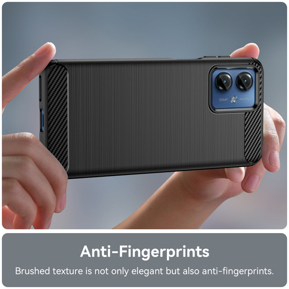 Techsuit - Carbon Silicone - Motorola Moto G14 - Black