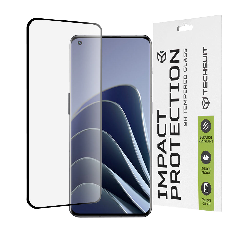 TechSuit Folie de protectie Techsuit 111D Full Cover / Full Glue Glass / 3D Curved Screen compatibil cu OnePlus 10 Pro/1