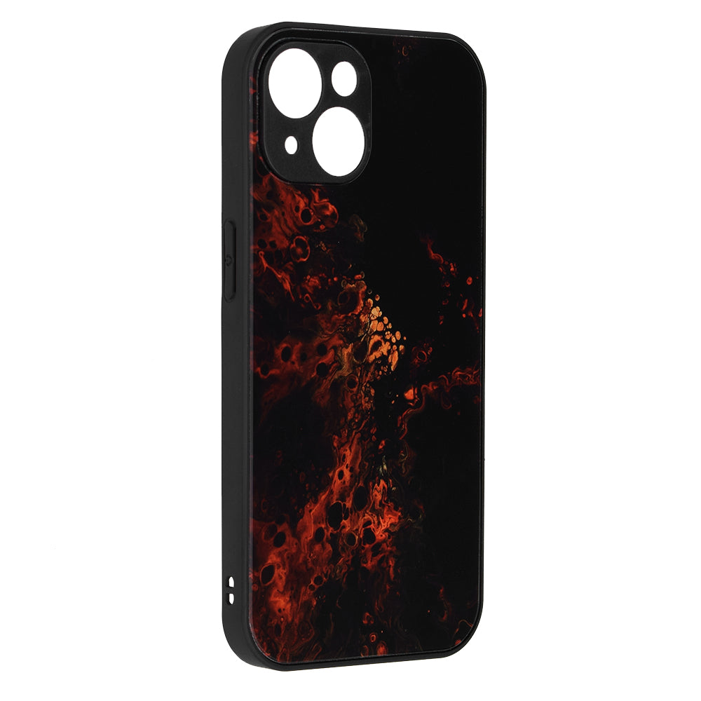 Techsuit - Glaze Series - iPhone 15 Plus - Red Nebula