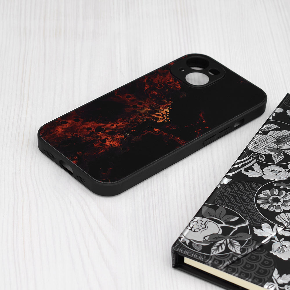 Techsuit - Glaze Series - iPhone 15 Plus - Red Nebula