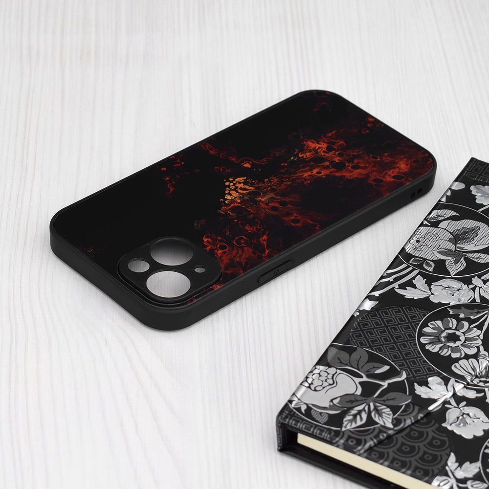Techsuit - Glaze Series - iPhone 15 Plus - Red Nebula