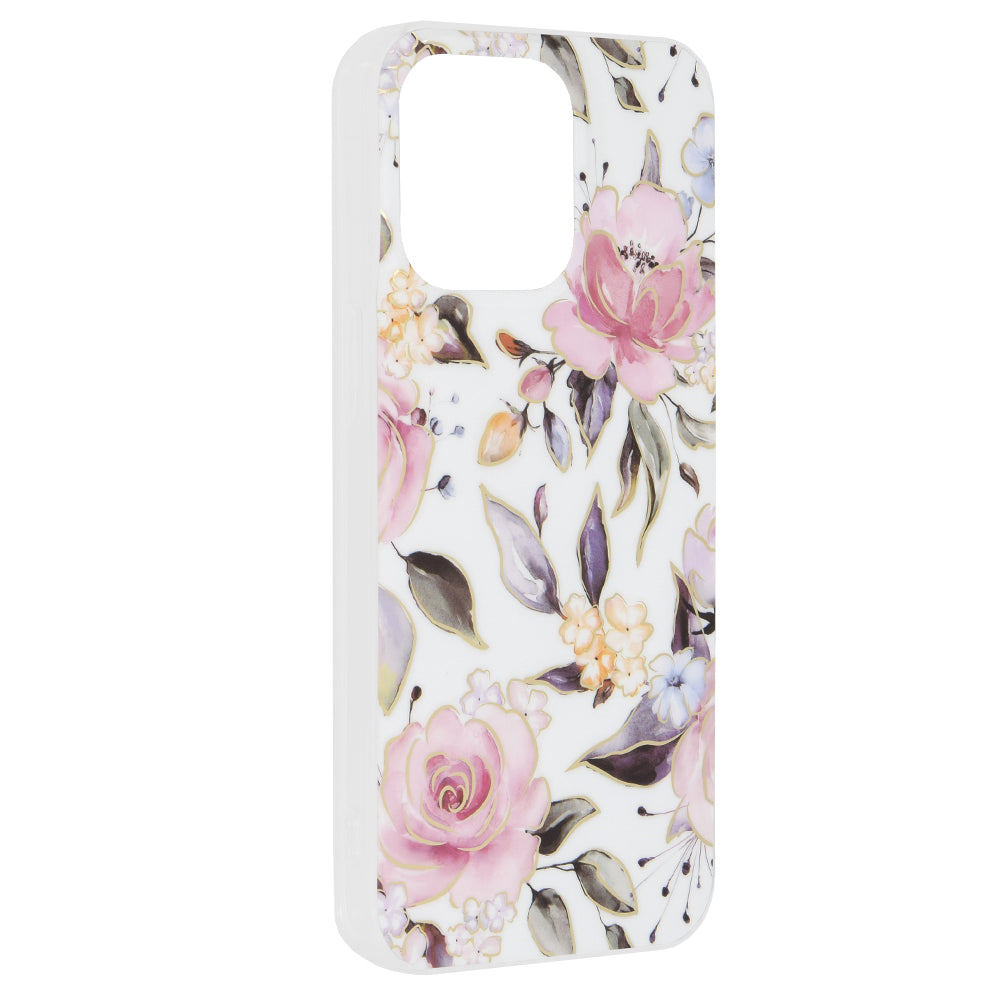 Techsuit - Marble Series - iPhone 15 Pro Max - Chloe White