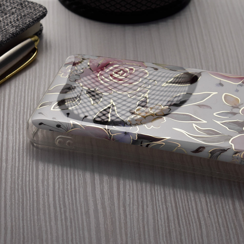 Techsuit - Marble Series - iPhone 15 Pro Max - Chloe White