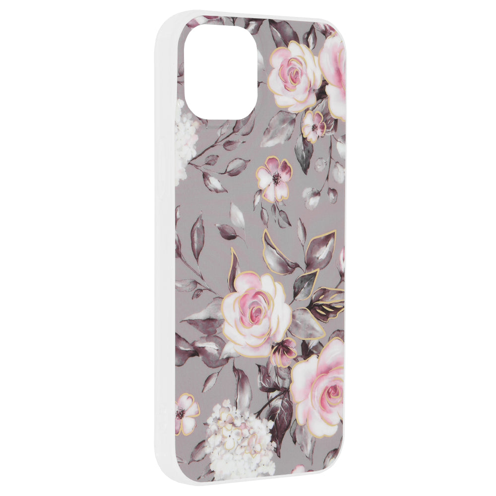 Techsuit - Marble Series - iPhone 15 Plus - Bloom of Ruth Gray