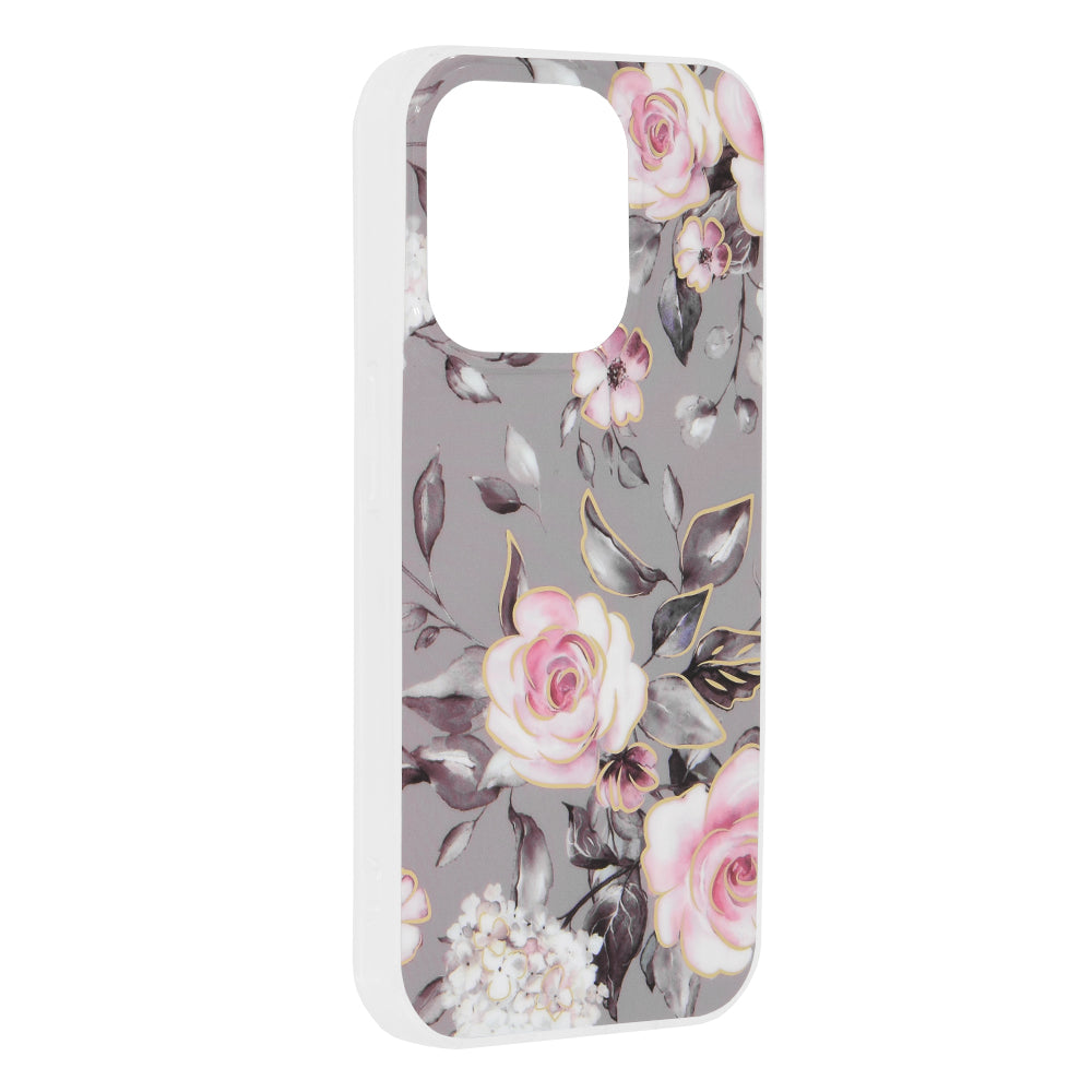 Techsuit - Marble Series - iPhone 15 Pro - Bloom of Ruth Gray