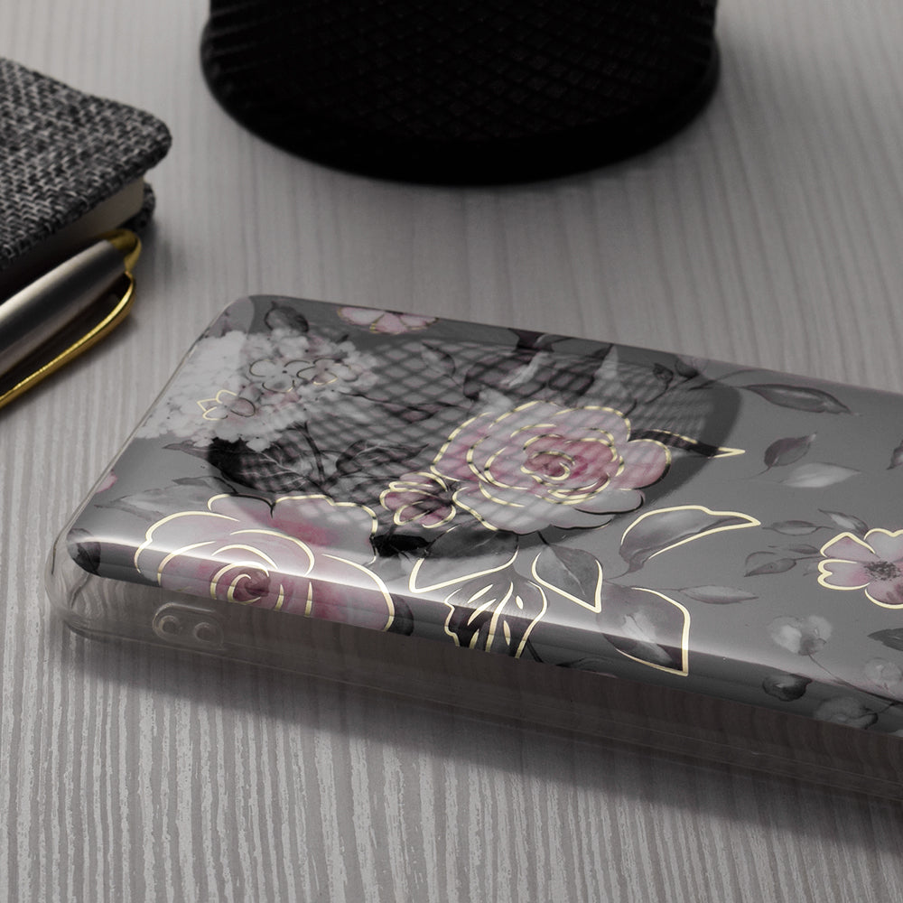 Techsuit - Marble Series - iPhone 15 Pro - Bloom of Ruth Gray