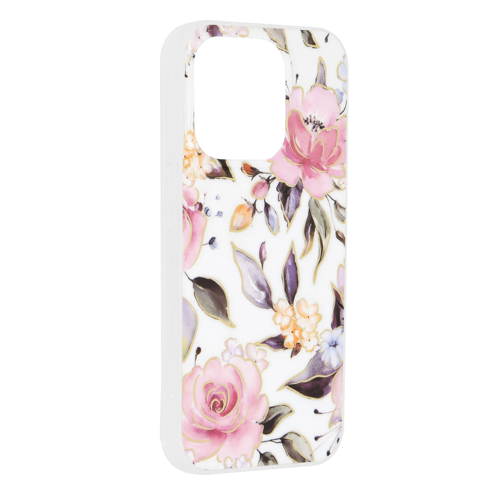 Techsuit - Marble Series - iPhone 15 Pro - Chloe White