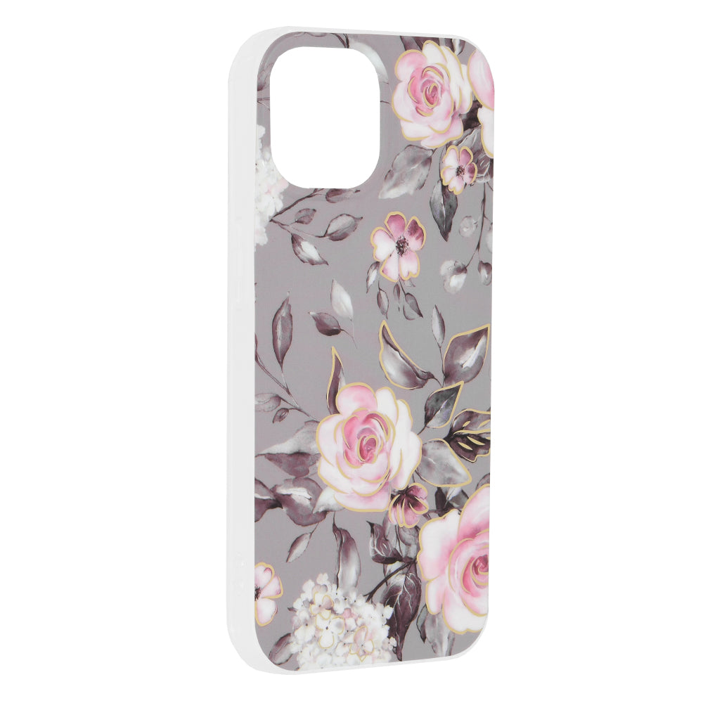 Techsuit - Marble Series - iPhone 15 - Bloom of Ruth Gray