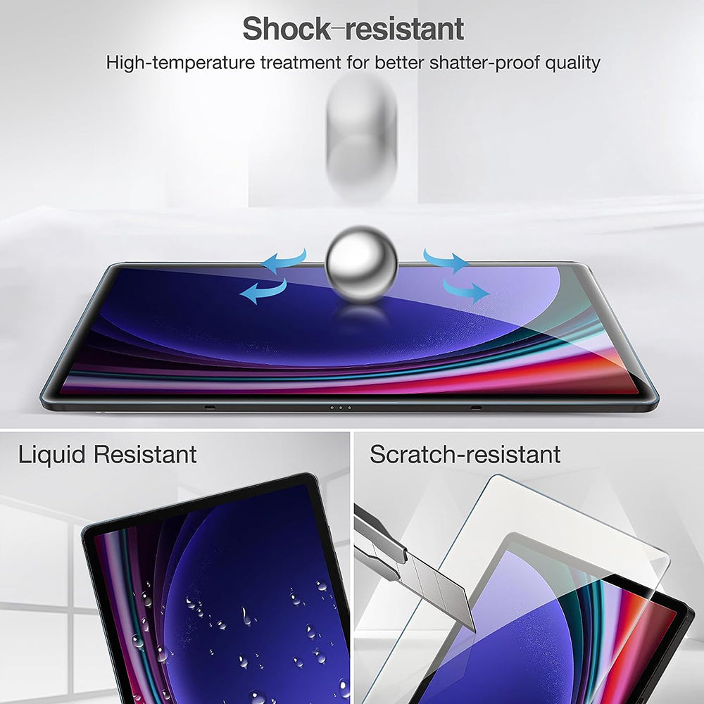 Lito - 2.5D Classic Glass - Samsung Galaxy Tab S9 / S9 FE - Clear