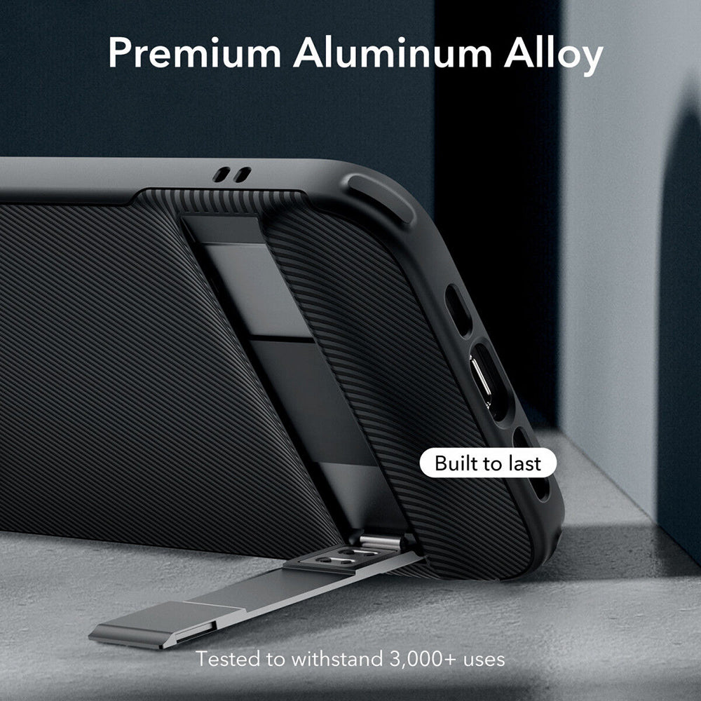 ESR - Air Shield Boost Kickstand - iPhone 15 Plus - Translucent Black
