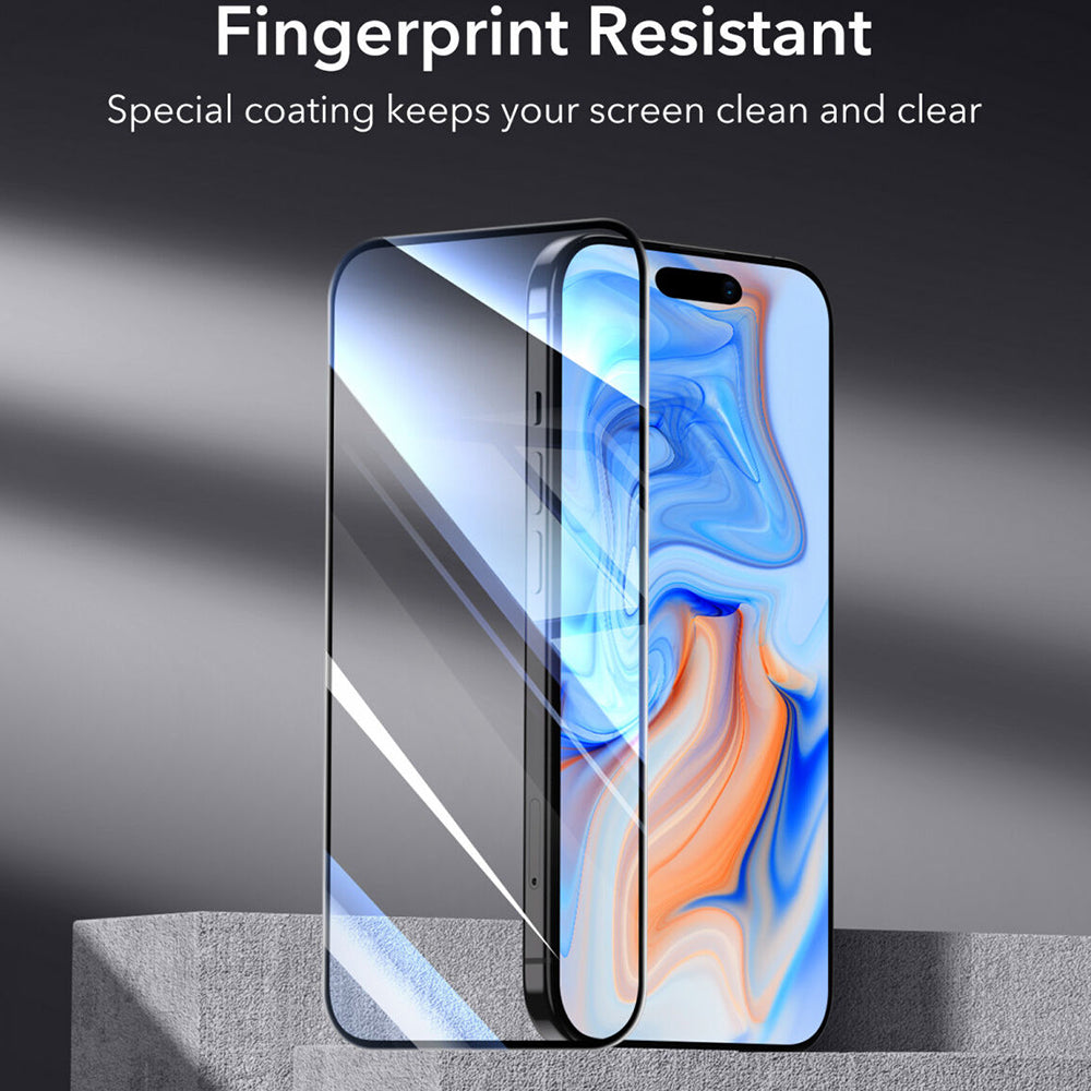 ESR - Tempered Glass - iPhone 15 - Black