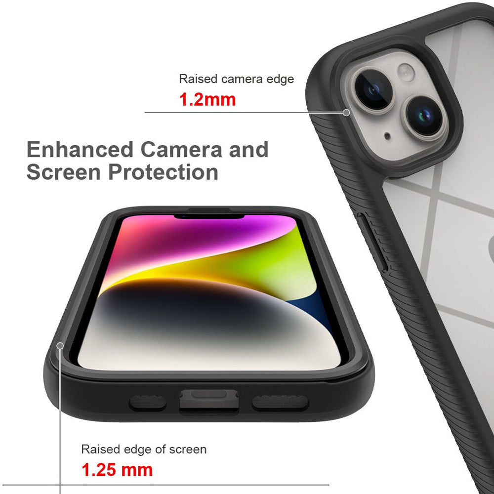 Techsuit - Defense360 Pro + Screen Protector - iPhone 15 Plus - Black