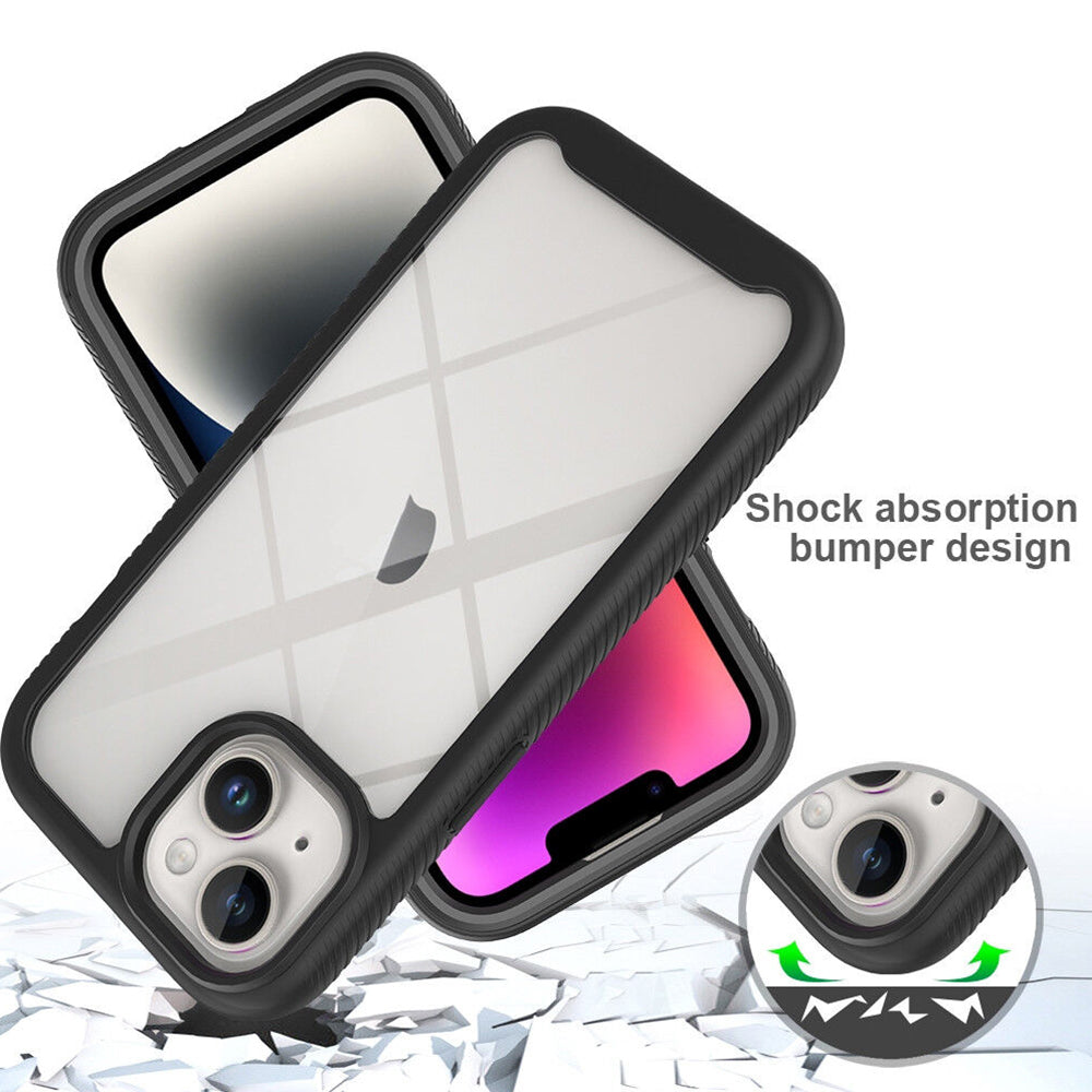 Techsuit - Defense360 Pro + Screen Protector - iPhone 15 Plus - Black