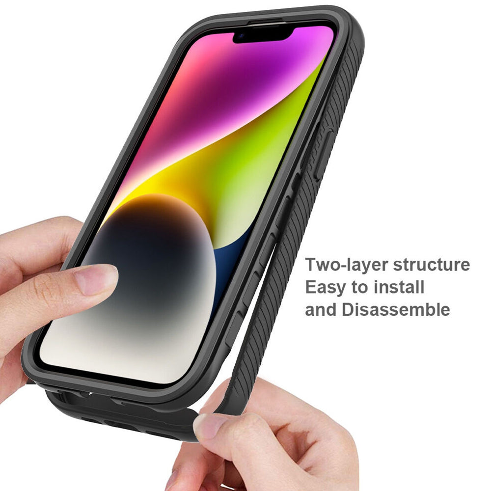 Techsuit - Defense360 Pro + Screen Protector - iPhone 15 Plus - Black