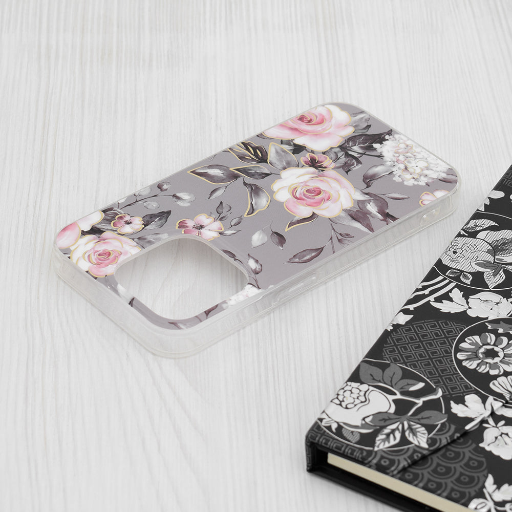 Techsuit - Marble Series - iPhone 15 Pro - Bloom of Ruth Gray