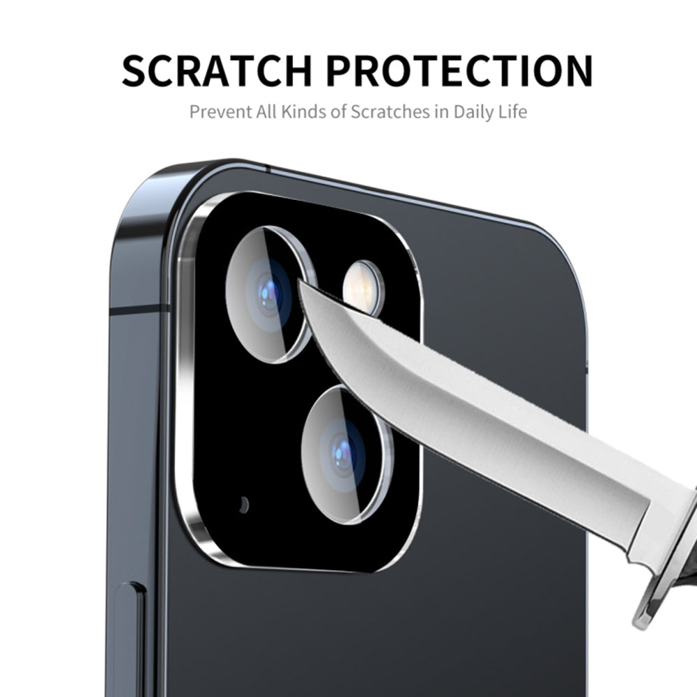 Techsuit - Full Camera Glass - iPhone 15 / iPhone 15 Plus - Black