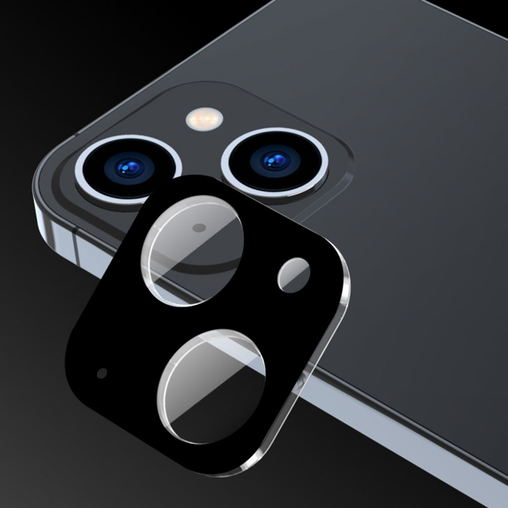 Techsuit - Full Camera Glass - iPhone 15 / iPhone 15 Plus - Black