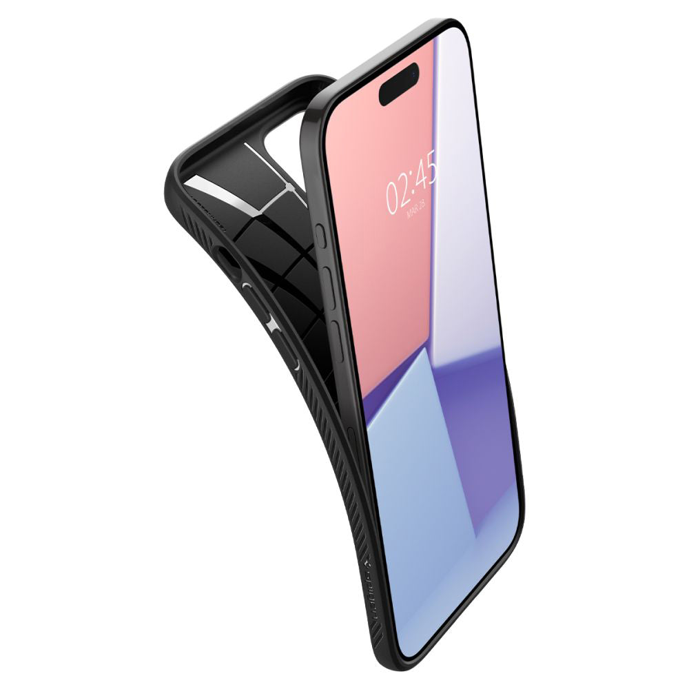 Spigen - Liquid Air (ACS06704) - iPhone 15 Pro - Matte Black