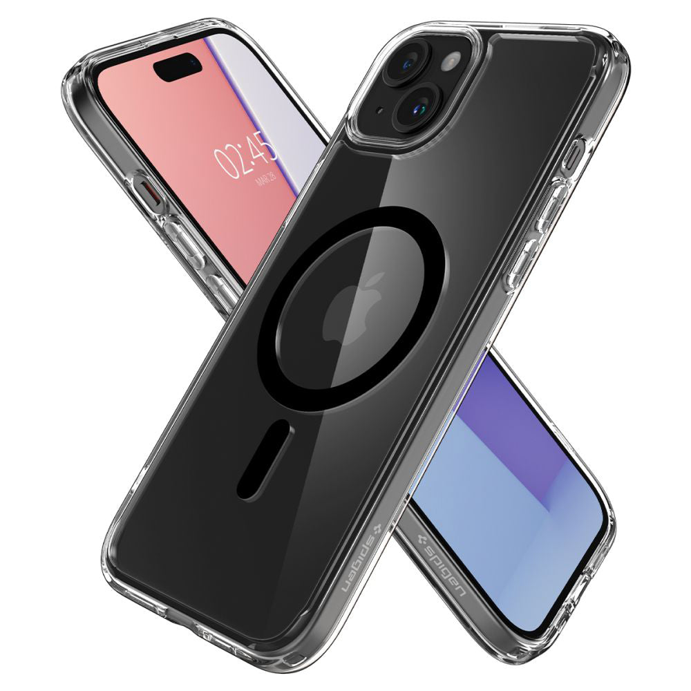 Spigen Husa de protectie Spigen Ultra Hybrid MagSafe (ACS06803) compatibil cu iPhone 15, Negru – imagine 4