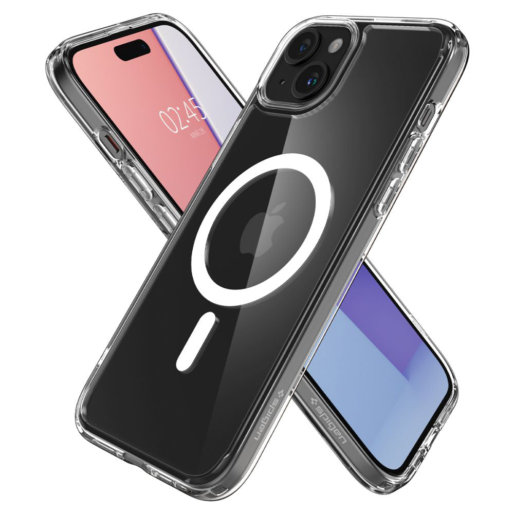 Spigen Husa de protectie Spigen Ultra Hybrid MagSafe (ACS06802) compatibil cu iPhone 15, Alb – imagine 5