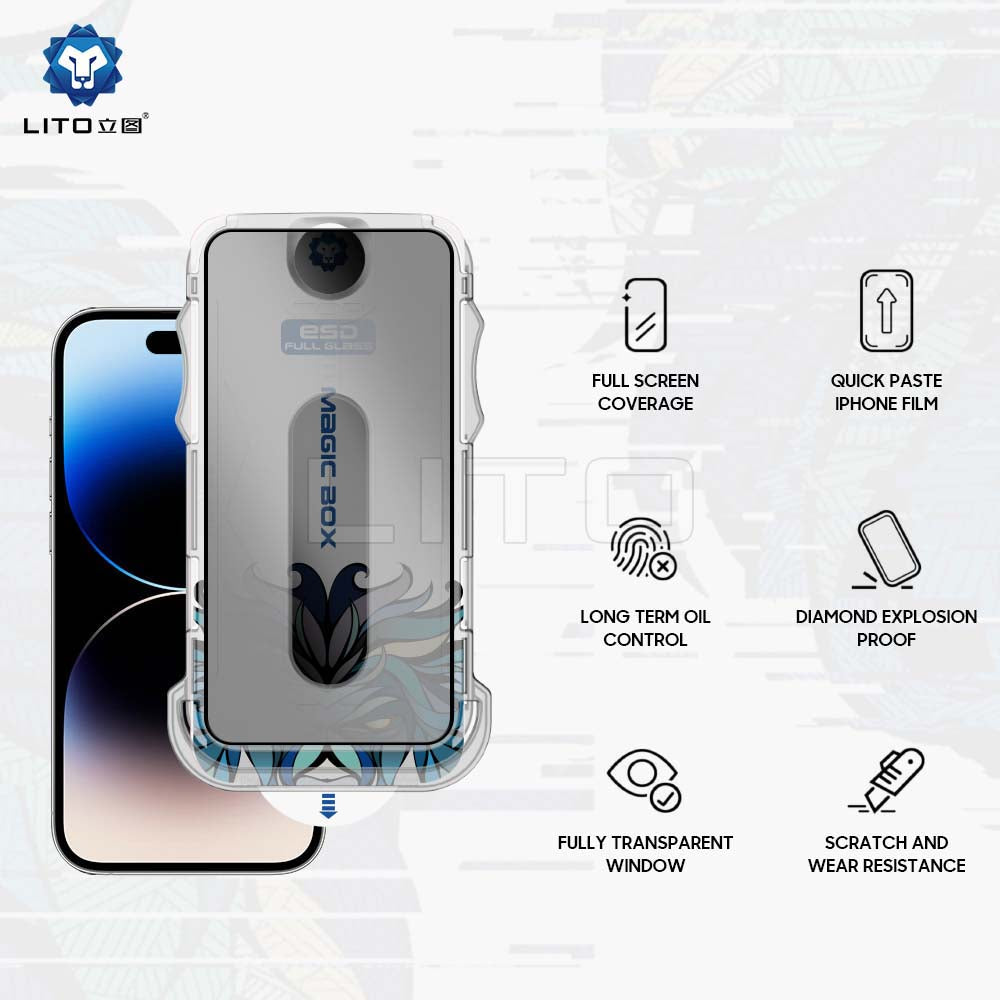 Lito - Magic Glass Box D+ Tools - iPhone 16 Plus - Privacy