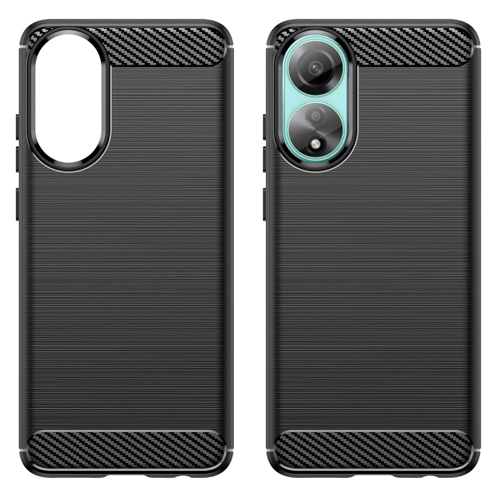 Techsuit - Carbon Silicone - Oppo A78 4G - Black