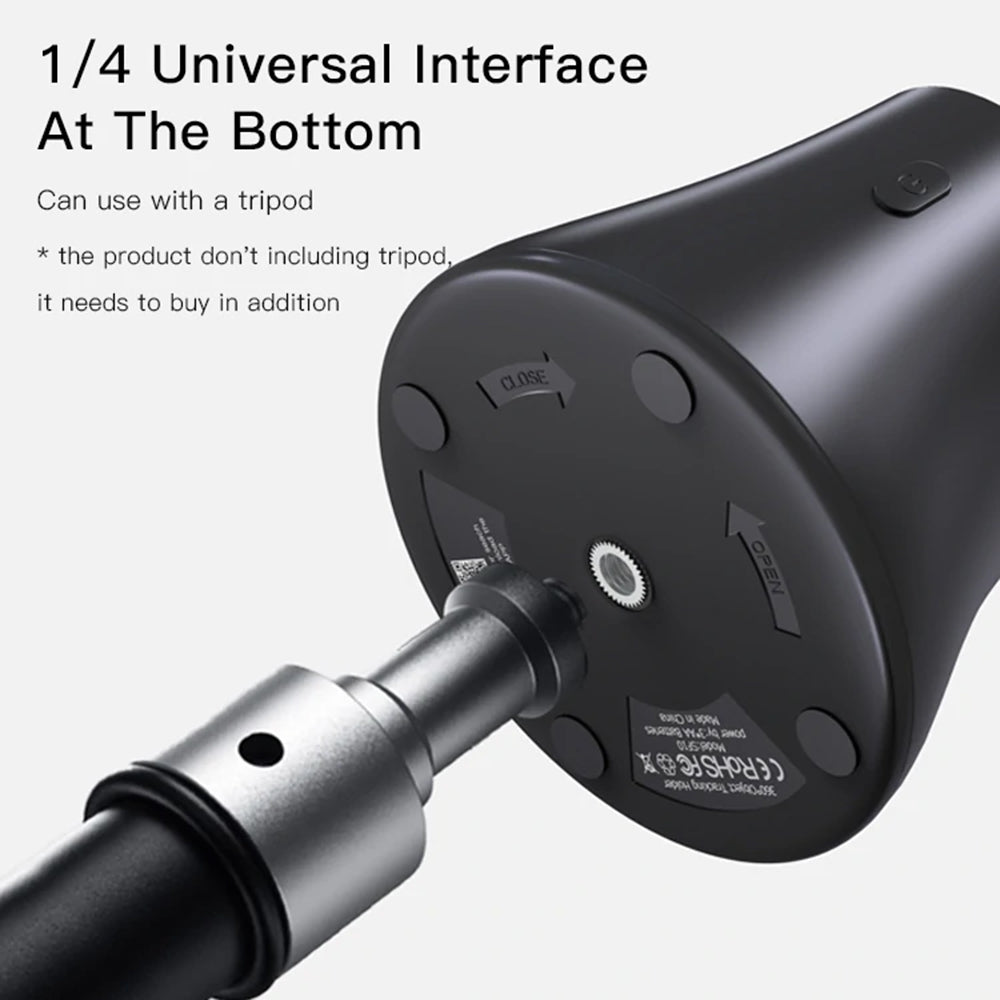 Yesido - Selfie Stick (SF10) - Stable, Intelligent Face Recognition, 360° Rotation - Black