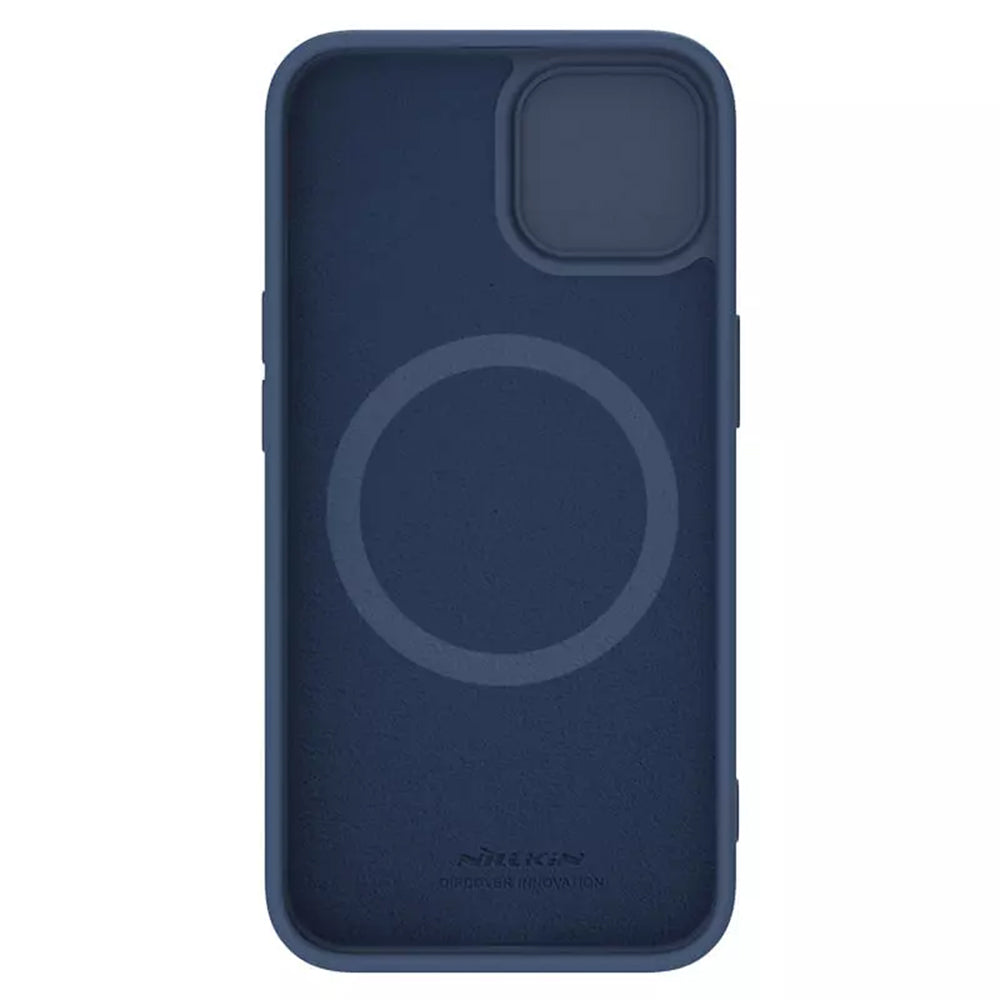 Nillkin - CamShield Silky MagSafe Silicone - iPhone 15 Plus - Midnight Blue