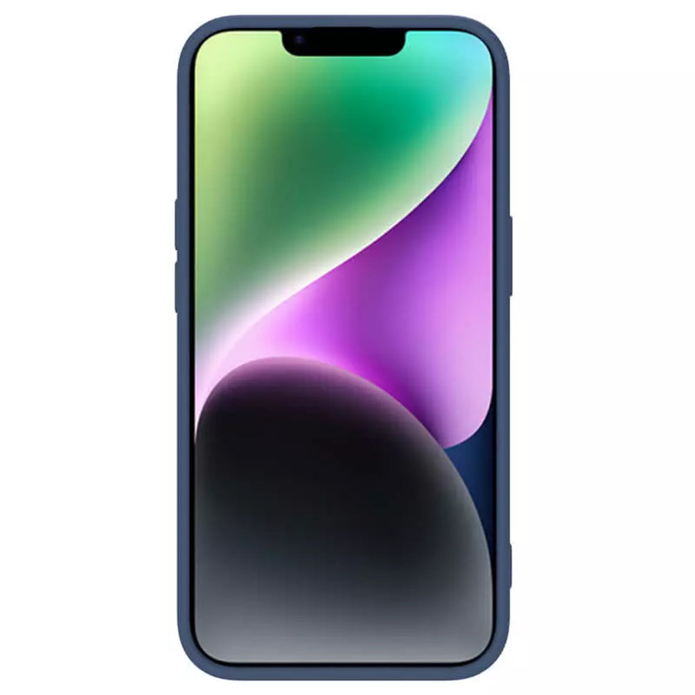 Nillkin - CamShield Silky MagSafe Silicone - iPhone 15 Plus - Midnight Blue