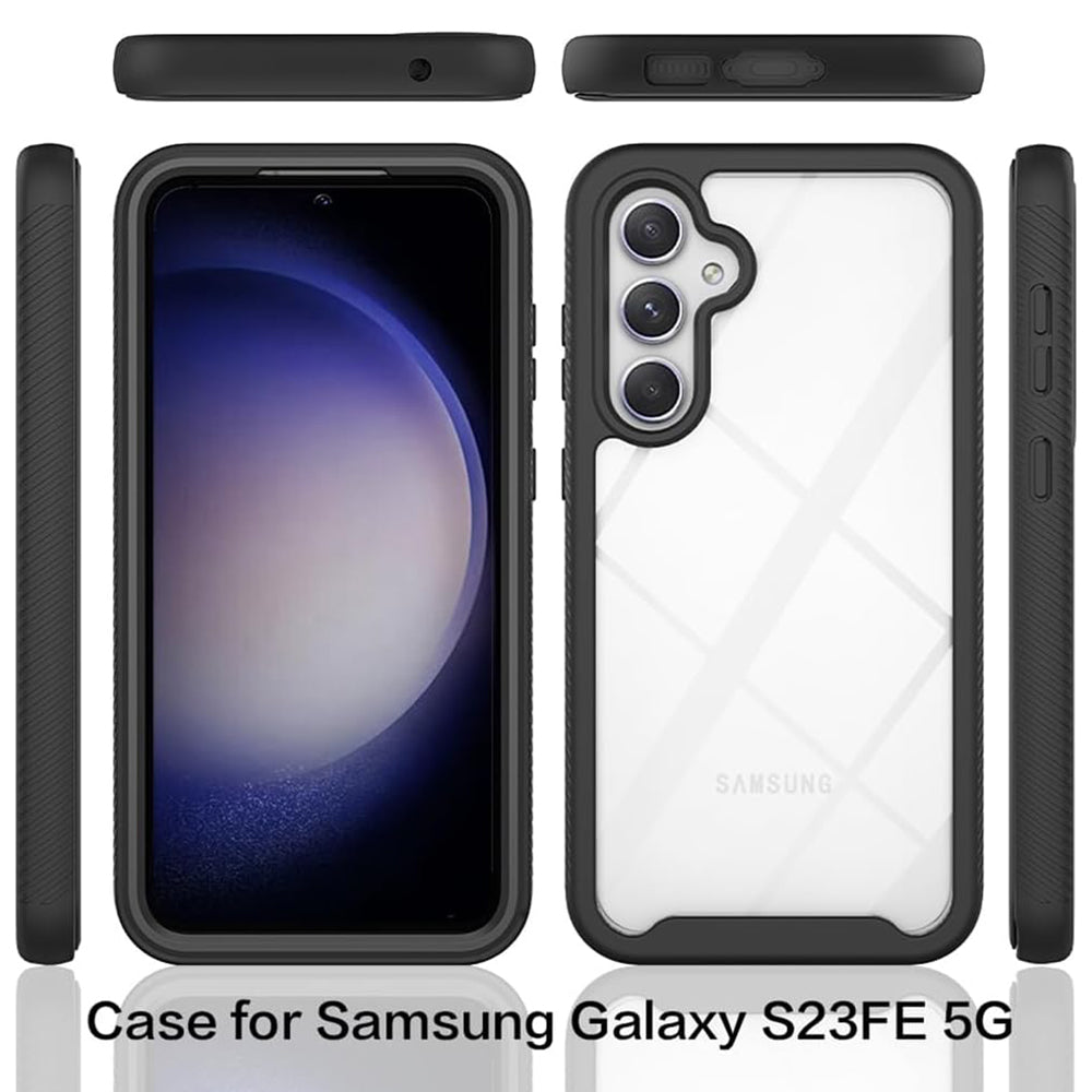 Techsuit - Defense360 Pro + Screen Protector - Samsung Galaxy S23 FE - Black
